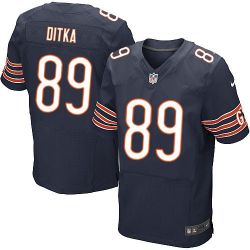 Cheap Mike Ditka Bears Jersey #89 Blue From China Elite