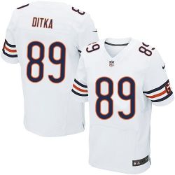 Cheap Mike Ditka Bears Jersey #89 White From China Elite