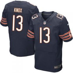 Cheap Johnny Knox Bears Jersey #13 Blue From China Elite