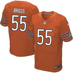 Cheap Lance Briggs Bears Jersey #55 Orange From China Elite