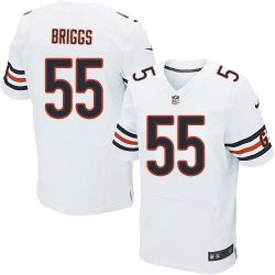 Cheap Lance Briggs Bears Jersey #55 White From China Elite