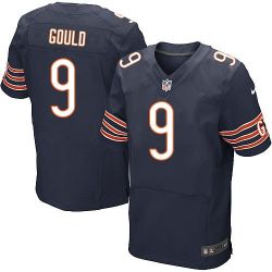 Cheap Robbie Gould Bears Jersey #9 Blue From China Elite