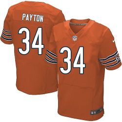 Cheap Walter Payton Bears Jersey #34 Orange From China Elite