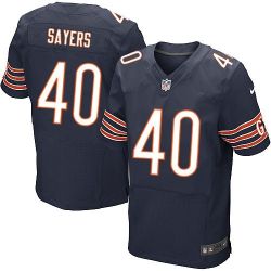Cheap Gale Sayers Bears Jersey #40 Blue From China Elite