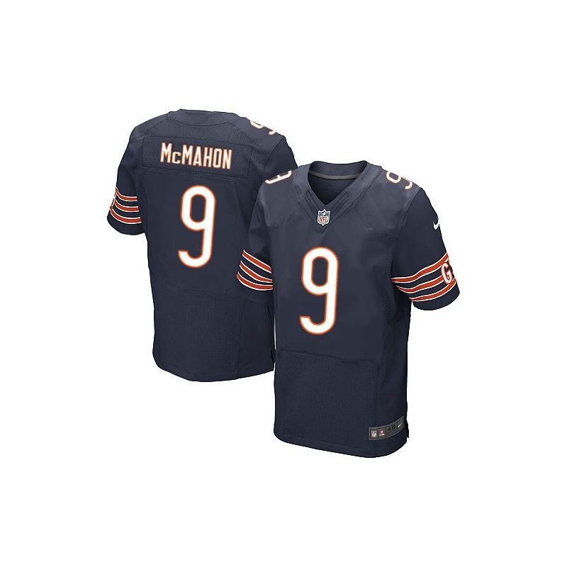Cheap Jim McMahon Bears Jersey #9 Blue From China Elite