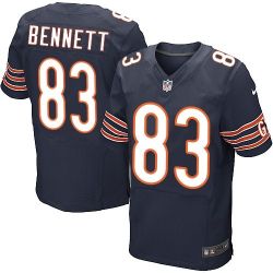 Cheap Martellus Bennett Bears Jersey From China #83 Blue Elite