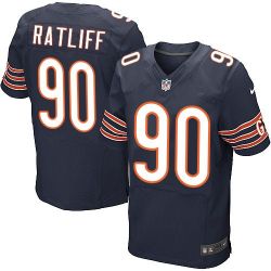 Cheap Jeremiah Ratliff Bears Jersey From China #90 Blue Elite
