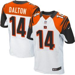 Cheap Andy Dalton Bengals Jersey #14 White From China Elite
