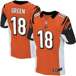 Cheap AJ Green Bengals Jersey #18 Orange From China Elite