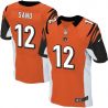 Cheap Mohamed Sanu Bengals Jersey #12 Orange From China Elite