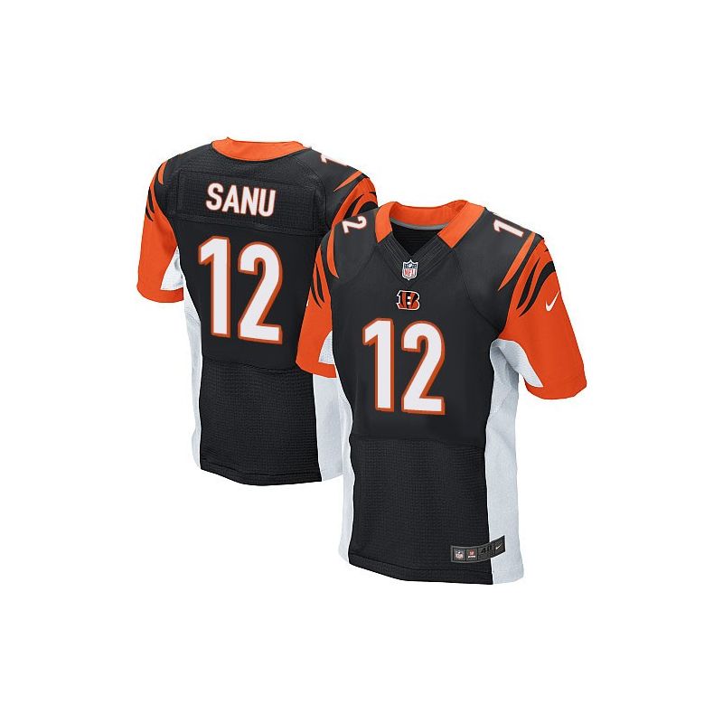 Cheap Mohamed Sanu Bengals Jersey #12 Black From China Elite Cheap Mohamed Sanu Bengals Jersey #12 Black From China Elite