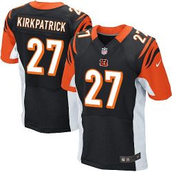 Cheap Dre Kirkpatrick Bengals Jersey #27 Black From China Elite