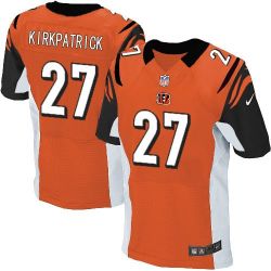 Cheap Dre Kirkpatrick Bengals Jersey #27 Orange From China Elite
