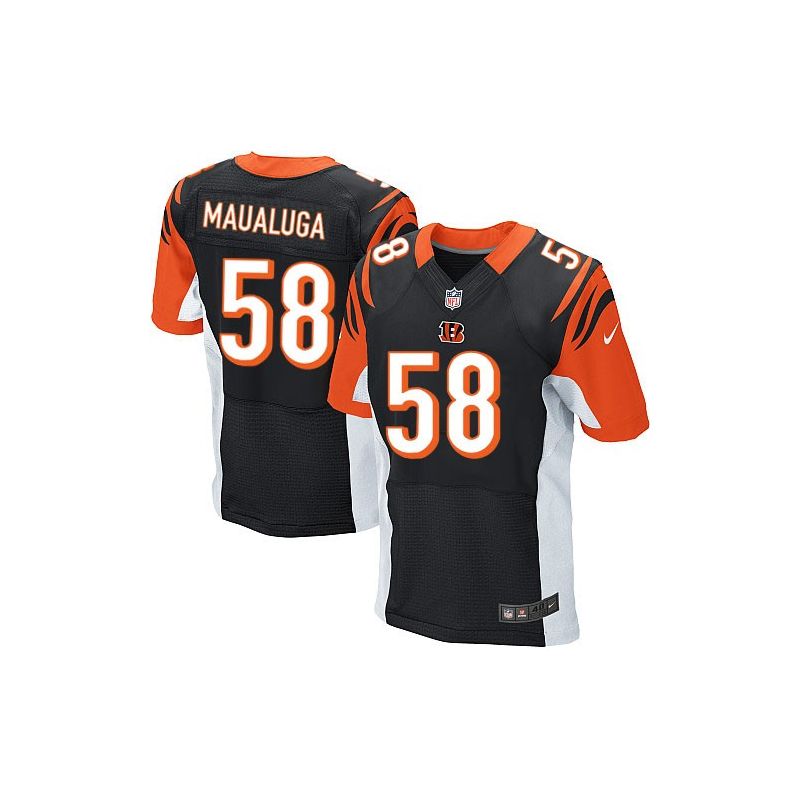 Cheap Rey Maualuga Bengals Jersey #58 Black From China Elite Cheap Rey Maualuga Bengals Jersey #58 Black From China Elite