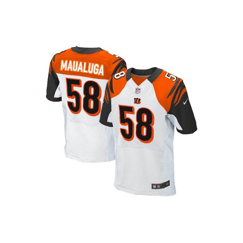 Cheap Rey Maualuga Bengals Jersey #58 White From China Elite Cheap Rey Maualuga Bengals Jersey #58 White From China Elite