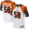 Cheap Rey Maualuga Bengals Jersey #58 White From China Elite