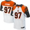 Cheap Geno Atkins Bengals Jersey #97 White From China Elite