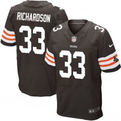 Cheap Trent Richardson Browns Jersey #33 Brown From China Elite