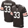 Cheap Trent Richardson Browns Jersey #33 Brown From China Elite