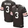 Cheap Brandon Weeden Browns Jersey #3 Brown From China Elite