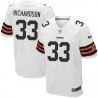 Cheap Trent Richardson Browns Jersey #33 White From China Elite