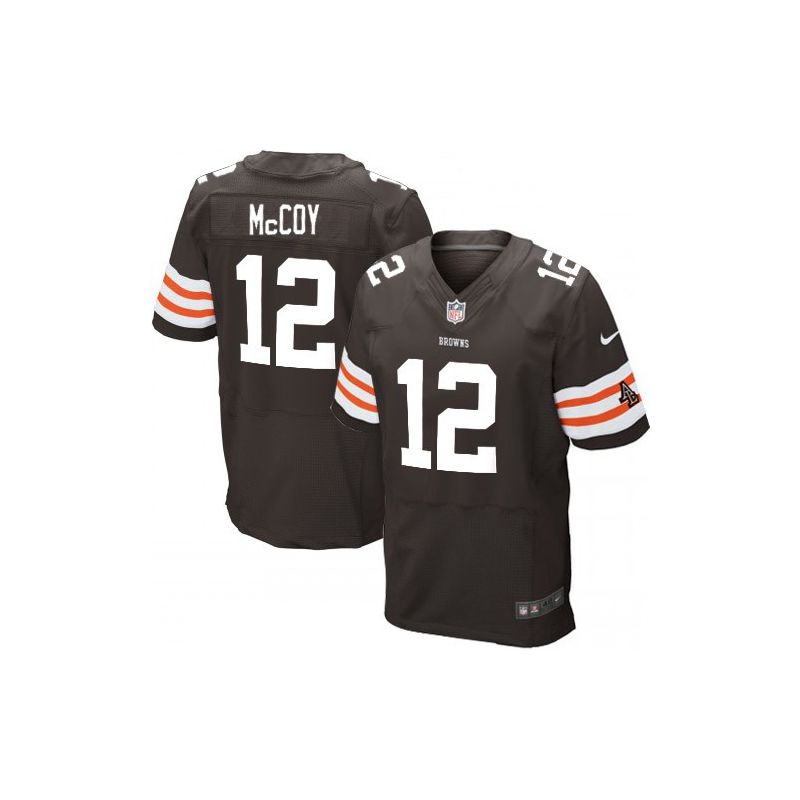 Cheap Colt McCoy Browns Jersey #12 Brown From China Elite Cheap Colt McCoy Browns Jersey #12 Brown From China Elite