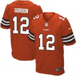 Cheap Josh Gordon Browns Jersey From China #12 Orange Elite