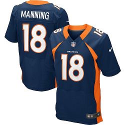 Cheap Peyton Manning Broncos Jersey #18 Blue From China Elite