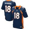 Cheap Peyton Manning Broncos Jersey #18 Blue From China Elite