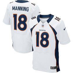 Cheap Peyton Manning Broncos Jersey #18 White From China Elite