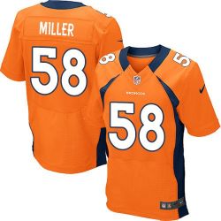 Cheap Von Miller Broncos Jersey #58 Orange From China Elite