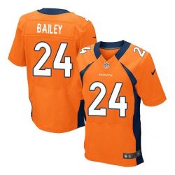 Cheap Champ Bailey Broncos Jersey #24 Orange From China Elite