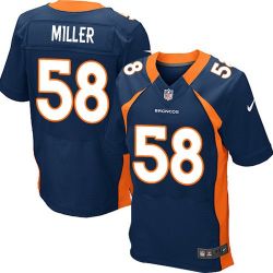 Cheap Von Miller Broncos Jersey #58 Blue From China Elite