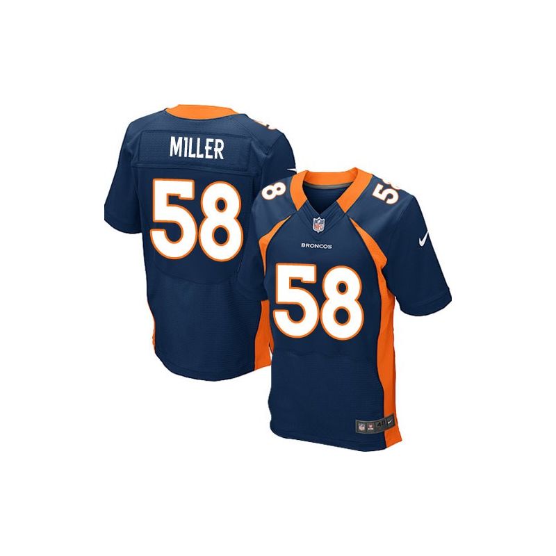 Cheap Von Miller Broncos Jersey #58 Blue From China Elite Cheap Von Miller Broncos Jersey #58 Blue From China Elite