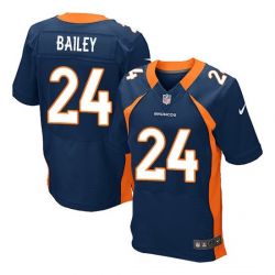 Cheap Champ Bailey Broncos Jersey #24 Blue From China Elite