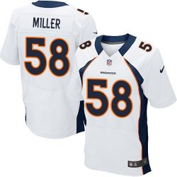 Cheap Von Miller Broncos Jersey #58 White From China Elite