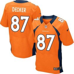 Cheap Eric Decker Broncos Jersey #87 Orange From China Elite