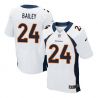 Cheap Champ Bailey Broncos Jersey #24 White From China Elite