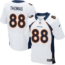 Cheap Demaryius Thomas Broncos Jersey #88 White From China Elite