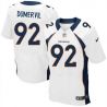 Cheap Elvis Dumervil Broncos Jersey #92 White From China Elite