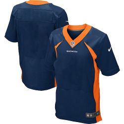 Cheap Broncos Blank Jersey Blue From China Elite