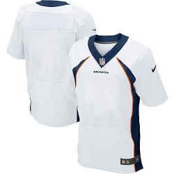 Cheap Broncos Blank Jersey White From China Elite