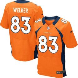 Cheap Wes Welker Broncos Jersey #83 Orange From China Elite