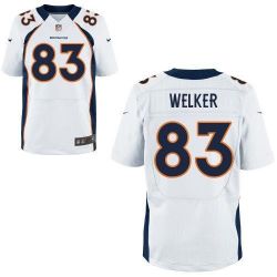 Cheap Wes Welker Broncos Jersey #83 White From China Elite