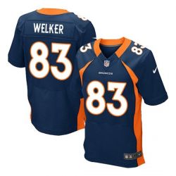Cheap Wes Welker Broncos Jersey #83 Blue From China Elite
