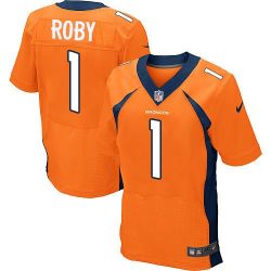 Cheap Bradley Roby Broncos Jersey From China #1 Orange Elite