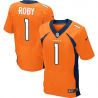 Cheap Bradley Roby Broncos Jersey From China #1 Orange Elite