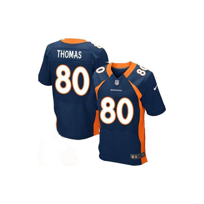 Cheap Julius Thomas Broncos Jersey From China #80 Blue Elite