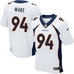 Cheap DeMarcus Ware Broncos Jersey From China #94 White Elite