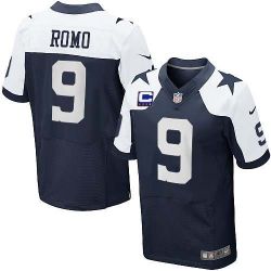 Cheap Tony Romo Cowboys Jersey #9 Blue Thanksgiving From China Elite